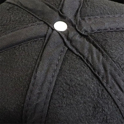 Men Hats Baseball Caps Leather Outing Cap Fashion Casual Adjustable Winter Warm Hat