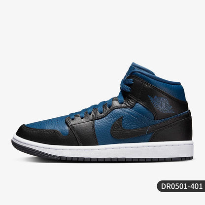 Nike originele Jordan 1 Mid SE damesschoenen met contrasterende inzetstukken DR0501-401