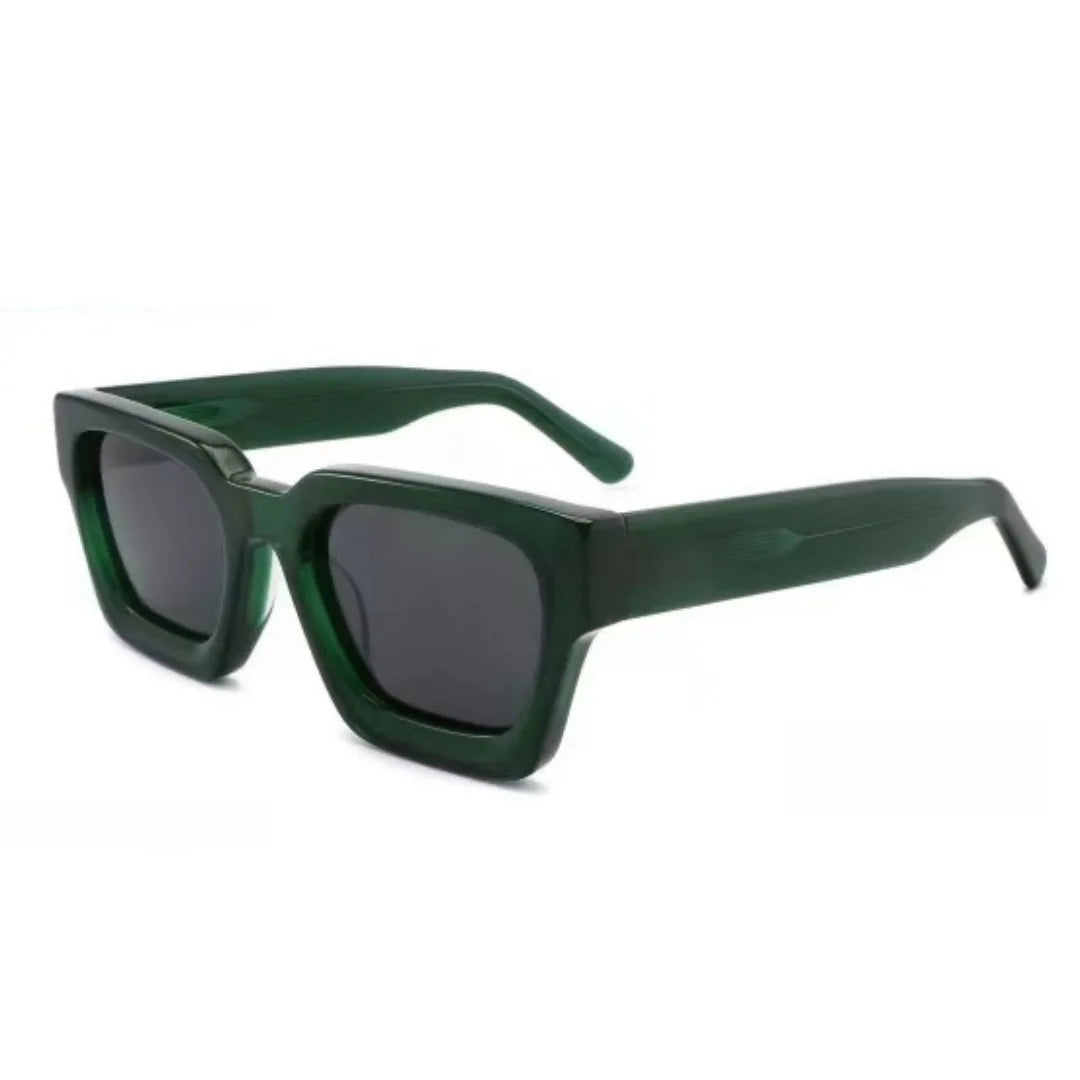 Luxury Acetate Frame Sun Glasses Rectangle Polarized Sunglasses Fashion Design High Quality UV400 Outdoors Eyewear Men Women
