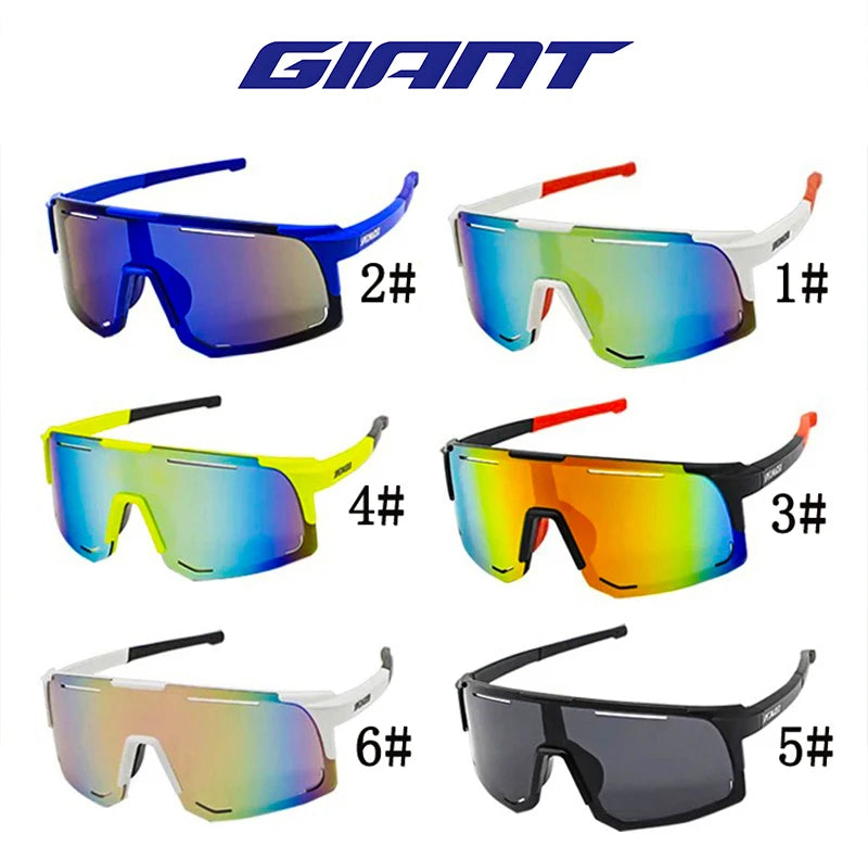 Giant Professional Grade Cycling Sunglasses - UV Protection, Anti-Glare, Impact Resistant, Outdoor Sports with case