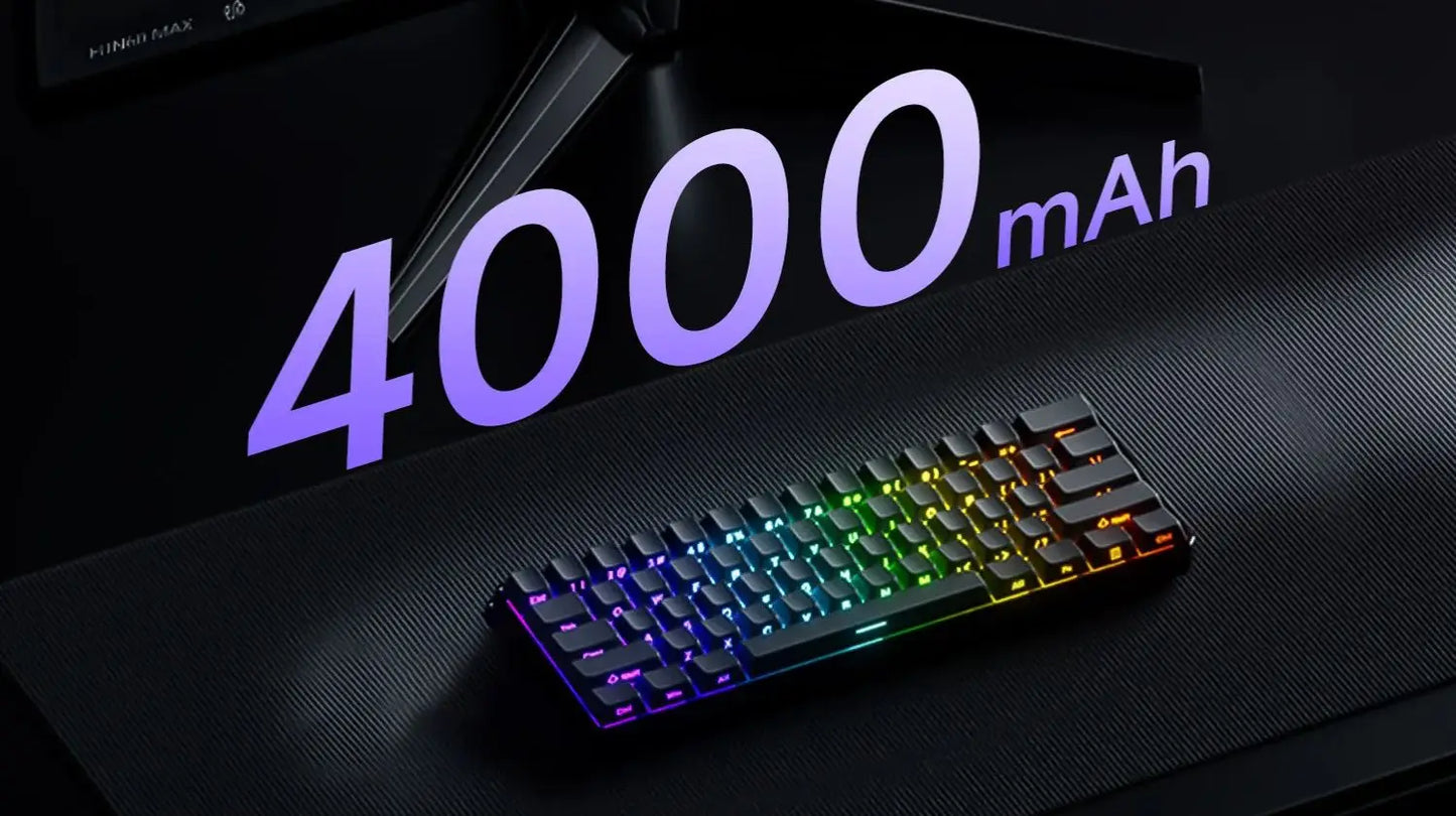 Tastiera gaming meccanica Akko MonsGeek FUN60 Ultra con switch magnetici, 60%, Rapid Trigger 8K HE/TMR, tastiera gamer personalizzata in alluminio