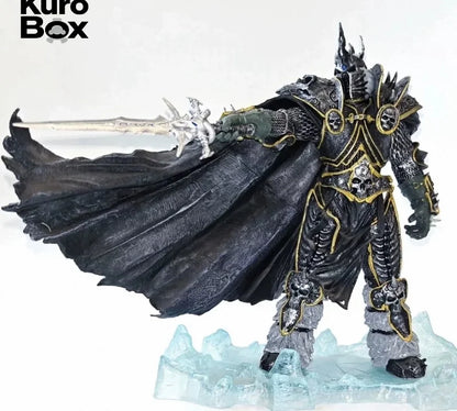 Hot Baiyang Anime World Of Warcraft Lich King Arthas Death Knight Gk Figure Statue Collectible Model Desktop Ornament For Men