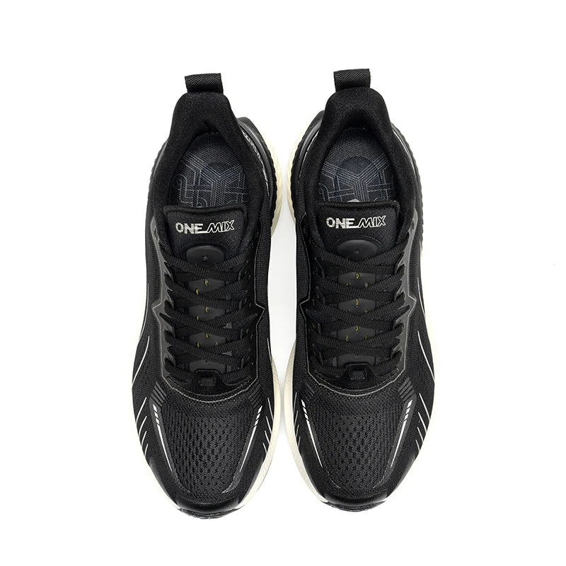 Zapatillas de running ONEMIX New Cushioning para hombre, aptas para corredores pesados, deportivas con cordones para mujer, antideslizantes, de exterior, deportivas para hombre