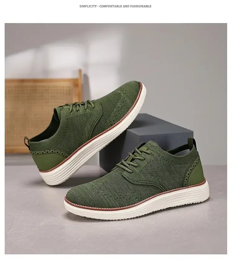 Mocasines deportivos de malla para hombre, calzado antideslizante de corte bajo, zapatos casuales deportivos, superventas, zapatos de diseño 2025