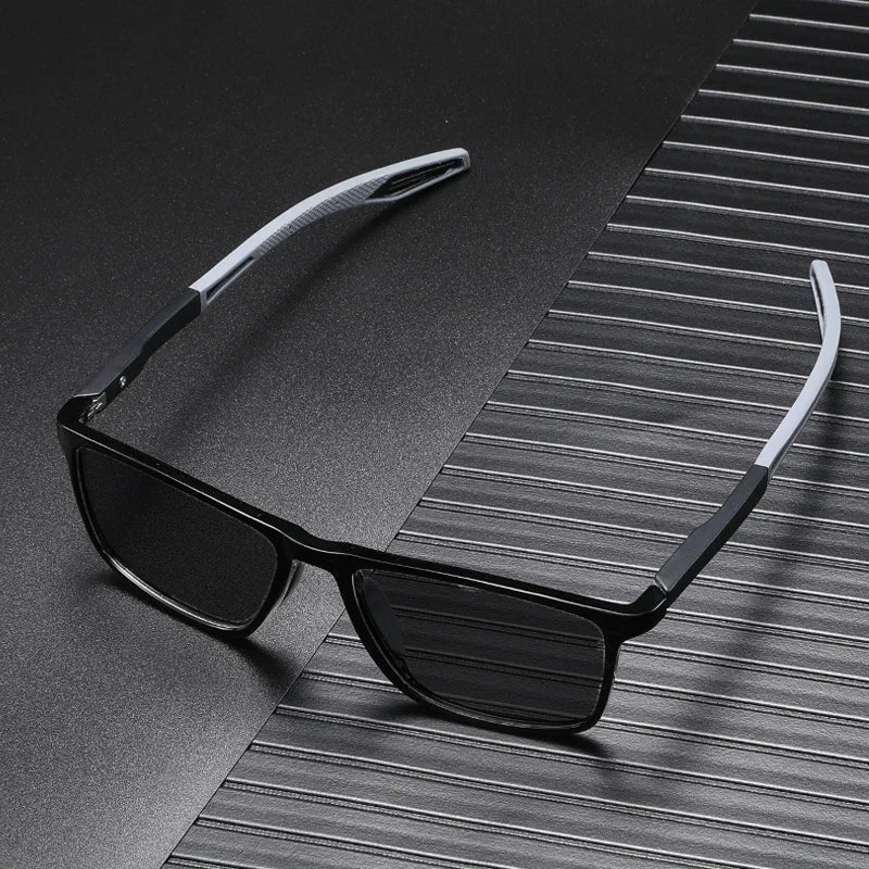 Men Women's Sports Sunglasses Square TR90 Frame Sun Glasses Eyewear Vintage Flexible Riding Goggle Shades Eyeglasses UV400