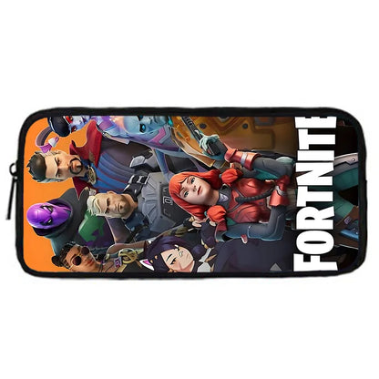 Hot Game Design Child Backpacks F-FortniteS Lunch Bag Pencil Case, Pupil Large Capacity School Bags for Boys and Girls, Best Gift