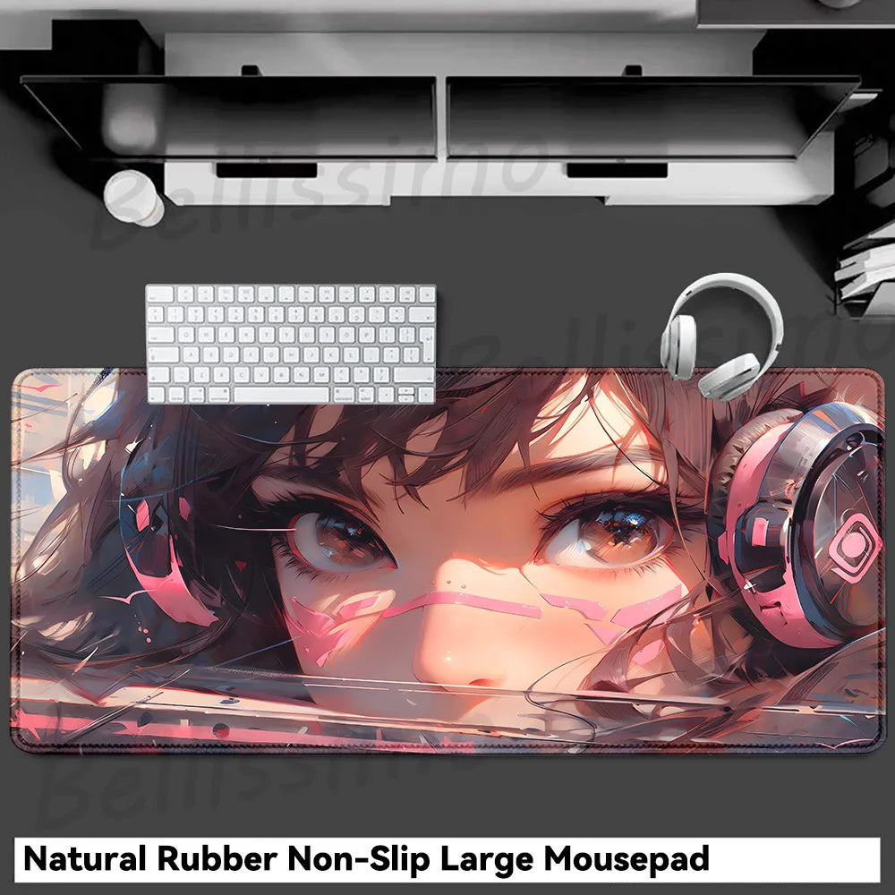 Gaming Accessories Overwatch D.Va Mouse Pad Large Keyboard Mousepad PC Cabinet Deskmat XXL Extended Mats Gamer Mousepad