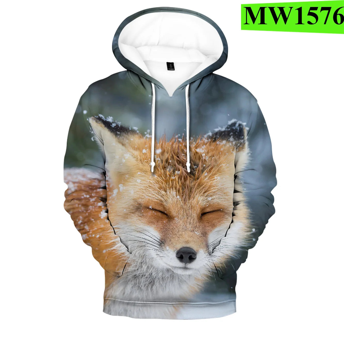 Beliebte Hip-Hop-Novelty-Hoodies und Sweatshirts mit komfortablem Fox-3D-Print für Herren/Damen und Erwachsene/Kinder, lässige Pullover