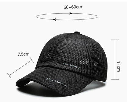 Mesh Baseball Cap Men Women Breathable Snapback Dad Hat Bone Outdoor Camo Trucker Hip Hop Caps