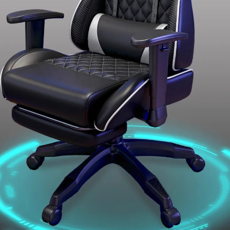 Ergonomic Swivel Gaming Chair Comfortable Office Computer Chair with Armrests, Modern Executive Desk Chair for Home, Work & Gaming
