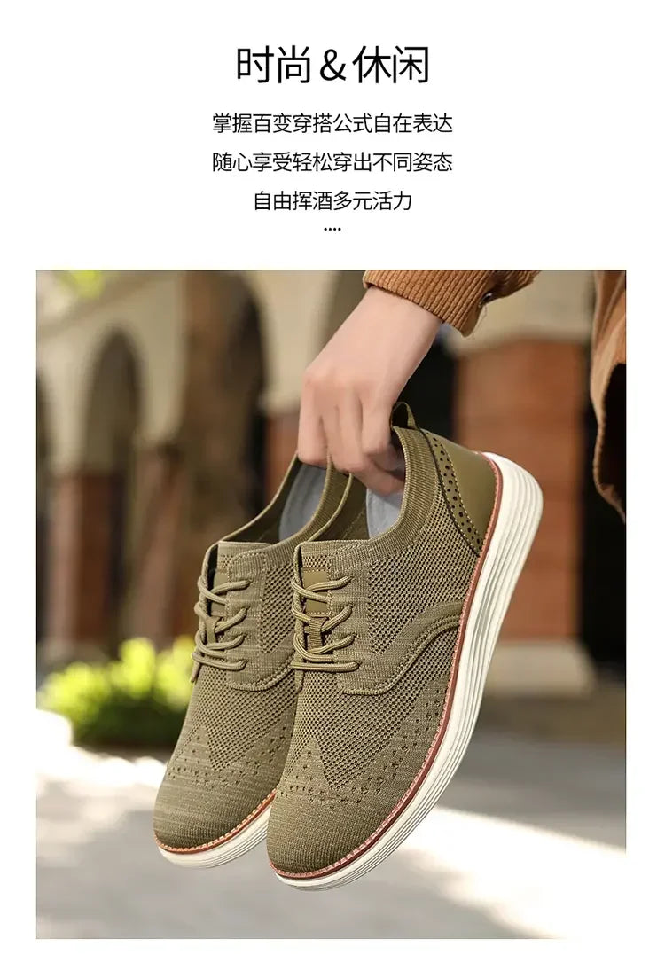 Mocasines deportivos de malla para hombre, calzado antideslizante de corte bajo, zapatos casuales deportivos, superventas, zapatos de diseño 2025