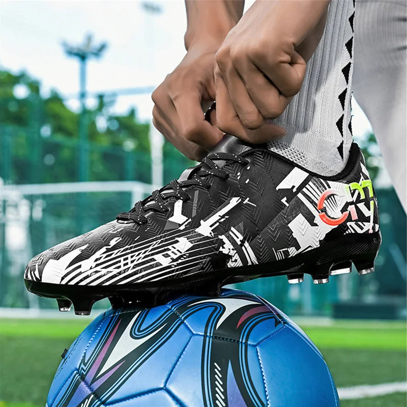 Chaussures de football pour hommes Association Quick Five Up, crampons antidérapants professionnels, ultra-légères, pour entraînement sur gazon