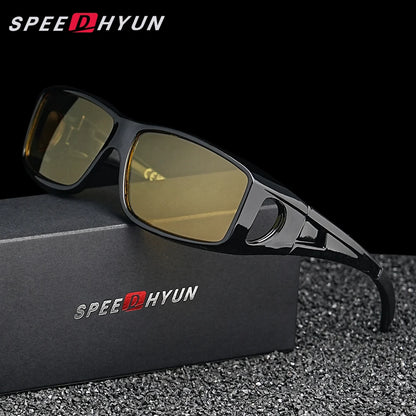 SPEEDHYUN Fit Over Wrap Sunglasses Men Women Anti Glare Night Vision UV400 Protection Driving Sport Protective Glasses Eyewear