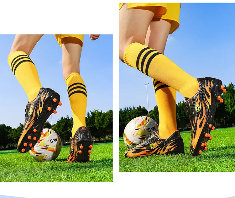 New Men Soccer Shoes Professional Football Boots Sneakers Comfortable Outdoor Match Boys Non-Slip Sports Shoes Unisex.