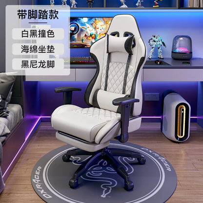 Ergonomic Swivel Gaming Chair Comfortable Office Computer Chair with Armrests, Modern Executive Desk Chair for Home, Work & Gaming