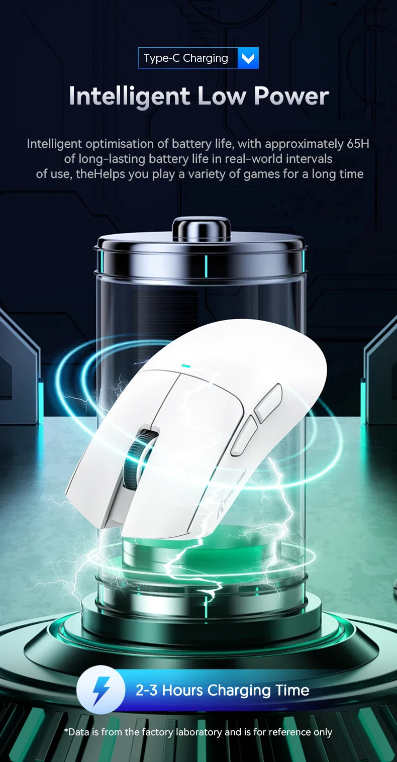 ATTACK SHARK X11SE Wireless Gaming Mouse Tri-Mode, 63g Superlight Gaming Mouse with PAW3311 Sensor, 22000 DPI, Bluetooth 5.2, 2.4G Wireless & Wired RGB Gaming Mouse