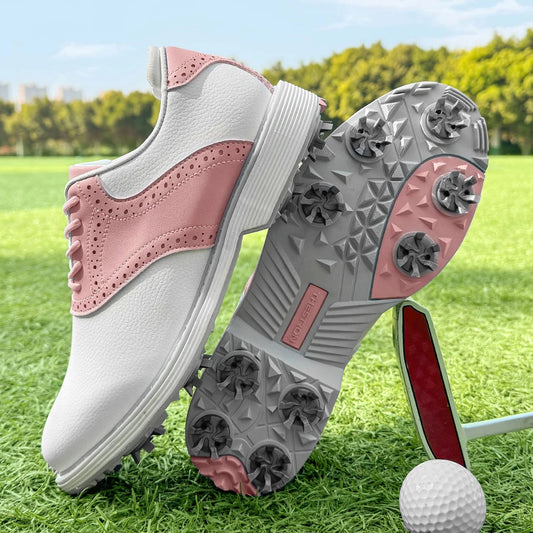 Ladies' Professional Golf Shoes, Fashionable Casual Walking Shoes, Outdoor Fitness Non-Slip Comfortable Golf Sports Shoes