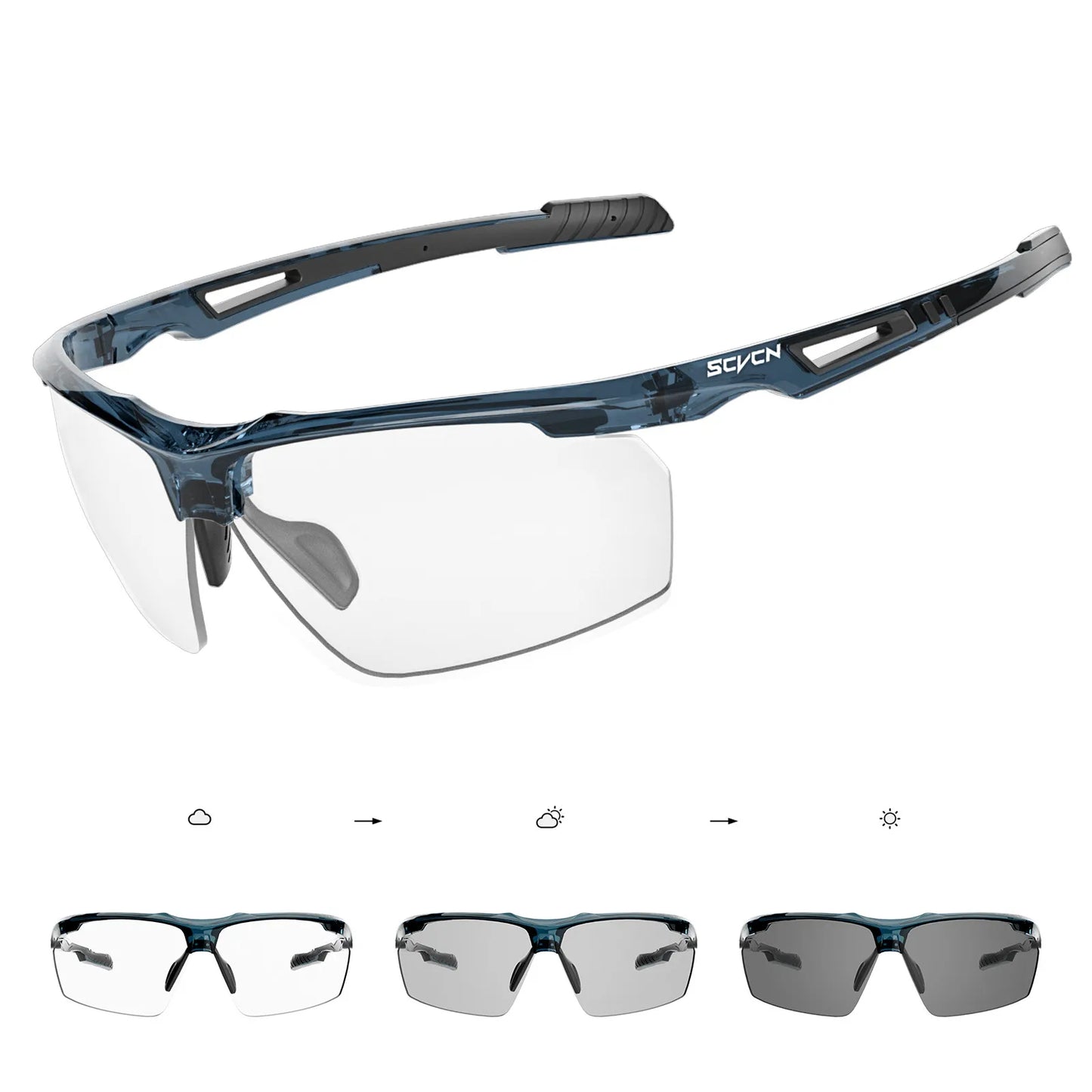 SCVCN-Polarized Cycling Glasses Running Sunglasses UV Protection Bicycle Sports MTB Road Bike Eyewear for Women Cycle Goggles