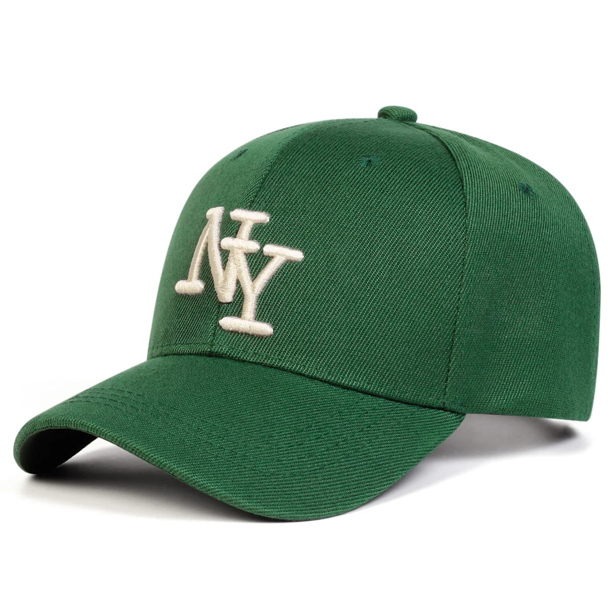 Men's NY Embroidered Baseball Cap Adjustable Outdoor Casual Cap Suitable for Spring Autumn Outings Travel Beach Parties