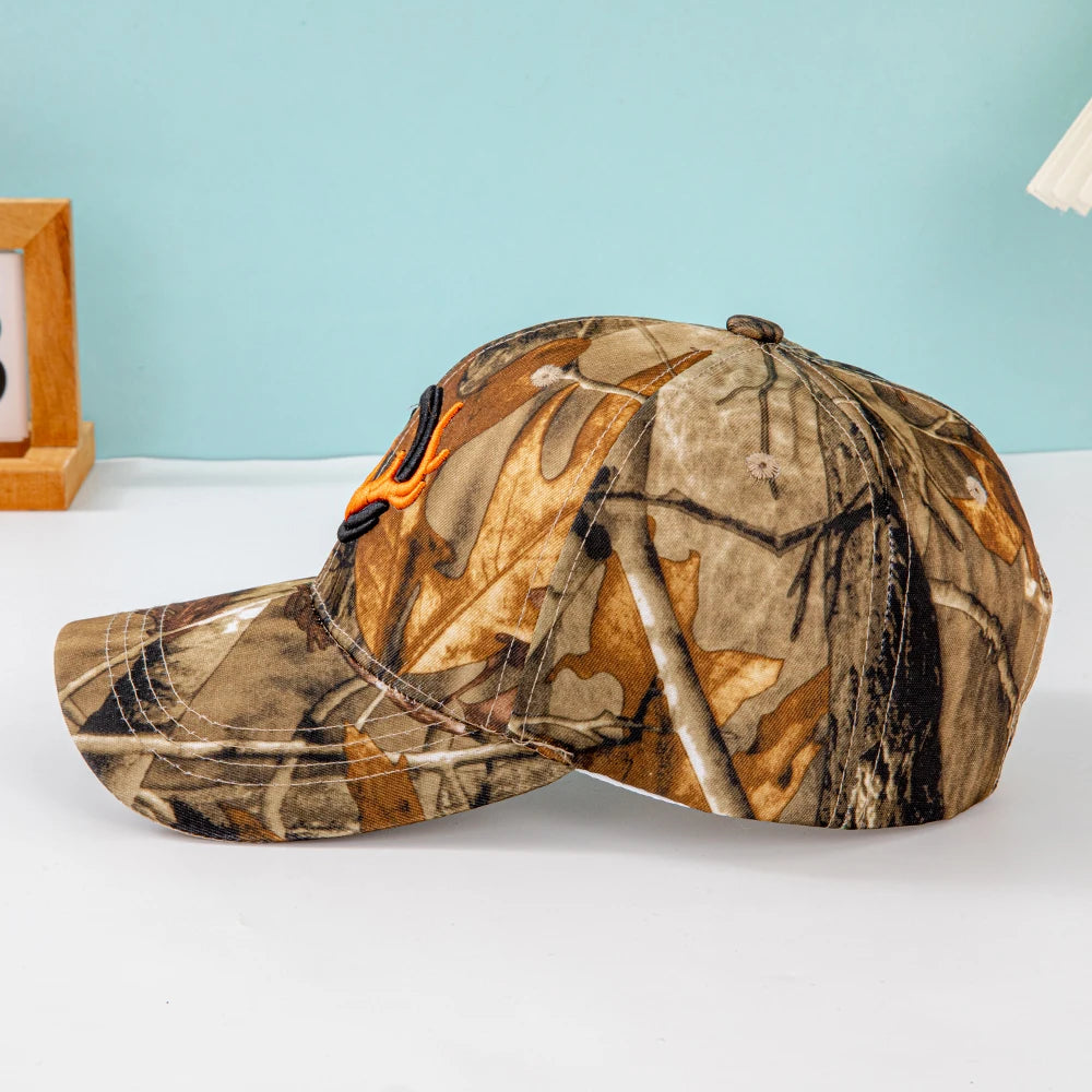 Fashion Horns Embroidery Baseball Caps Men Women amouflage Tactical Sun Hat Spring Autumn Outdoor Sports iking Fishing Visors