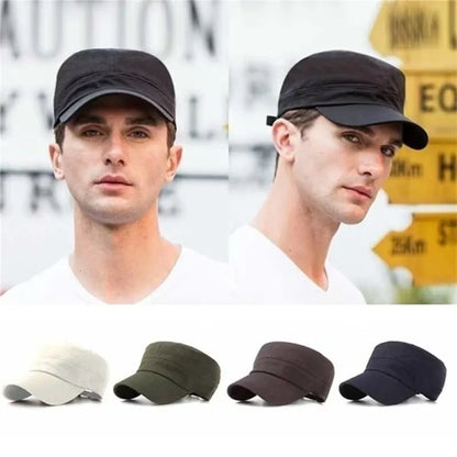 New Spring Solid Military Tactical Baseball Cap Unisex Outdoor Sport Snapback Hat for Male Female Sailor Style