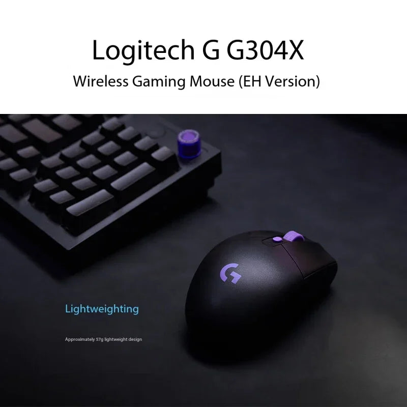 Ratón inalámbrico original Logitech G304X LIGHTSPEED para esports, mouse gaming ligero de 57g para PC Gamer, accesorios gaming y regalo
