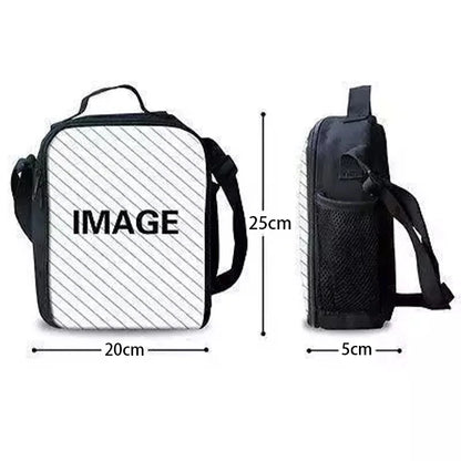Child Insulated Large F-FortniteS Capacity Bag for Boy Hot Game Girl Student Outdoor Picnic Resuable Thermal Cooler Lunch Box