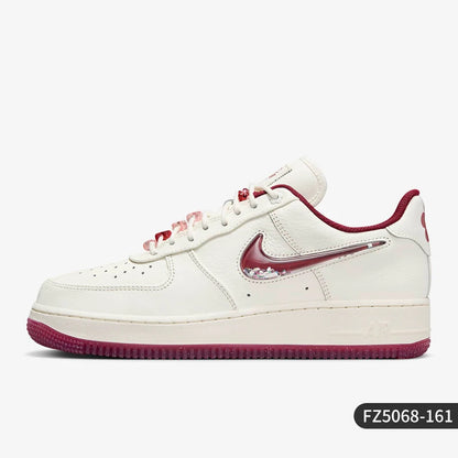 Nike Genuine Air Force 1 Damen-Plateau-Sportsneaker, strapazierfähig, FZ5068-161