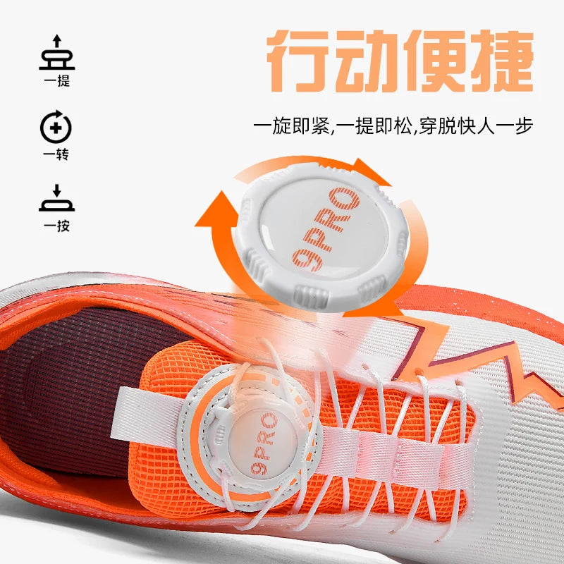 Men’s Running Shoes Carbon Board Specialty Sports Breathable Lightweight Women’s Comfortable Athletic Non-Skid Marathon Sneakers