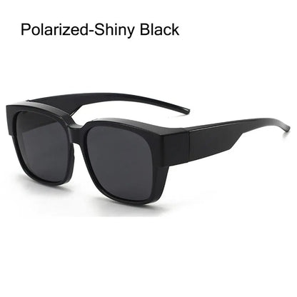 for Driving Riding That Can Be Worn over Other Glasses Fit Over Glasses Sunglasses Wrap Around Square Shades Polarized