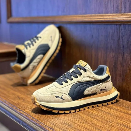 Casual Men's Sports Shoes Summer Casual Thick-Soled Men's Shoes Soft and Comfortable Non-Slip Outdoor Fashion Sneakers