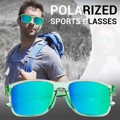 SCVCN Polarized Hiking Eyewear Fishing Sunglasses Cycling Glasses Fashion UV400 Bike Men MTB Sports Bicycle Glasses Outdoor