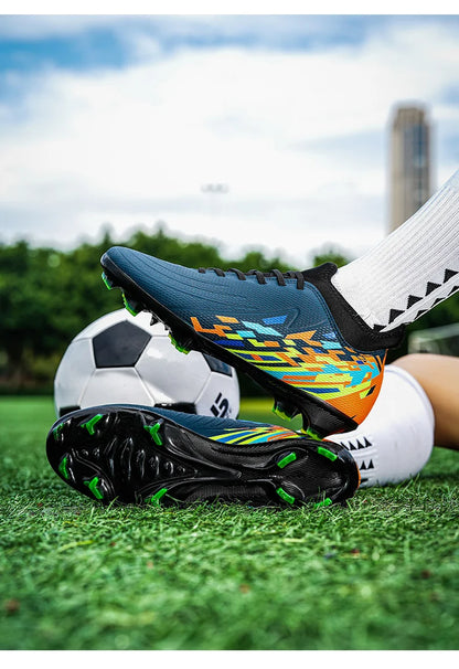 Casual Comfortable Men's Sports Shoes Soccer Shoes Men Anti-slip Outdoor Grass Training Breathable Lace-up Football Boots