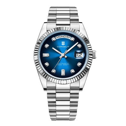 Orologio da uomo Corgeut Luxury 36MM ST1644 automatico meccanico con zaffiro, Relógio Masculino 10BAR, day, swim e dress watch