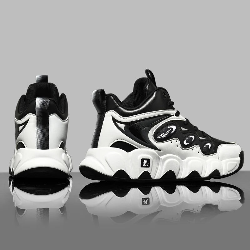 Chaussures de basket-ball pour hommes, respirantes, amortissantes, antidérapantes, résistantes à l'usure, chaussures de course, chaussures de sport pour l'entraînement en salle de sport, baskets athlétiques pour hommes