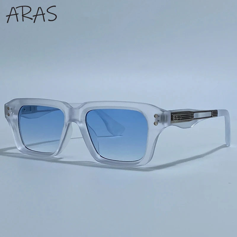 Polarized Classic Square Sunglasses Men 2026 Luxury Brand Steampunk UV400 Driving Sun Glasses For Male Trendy Small Frame Shades