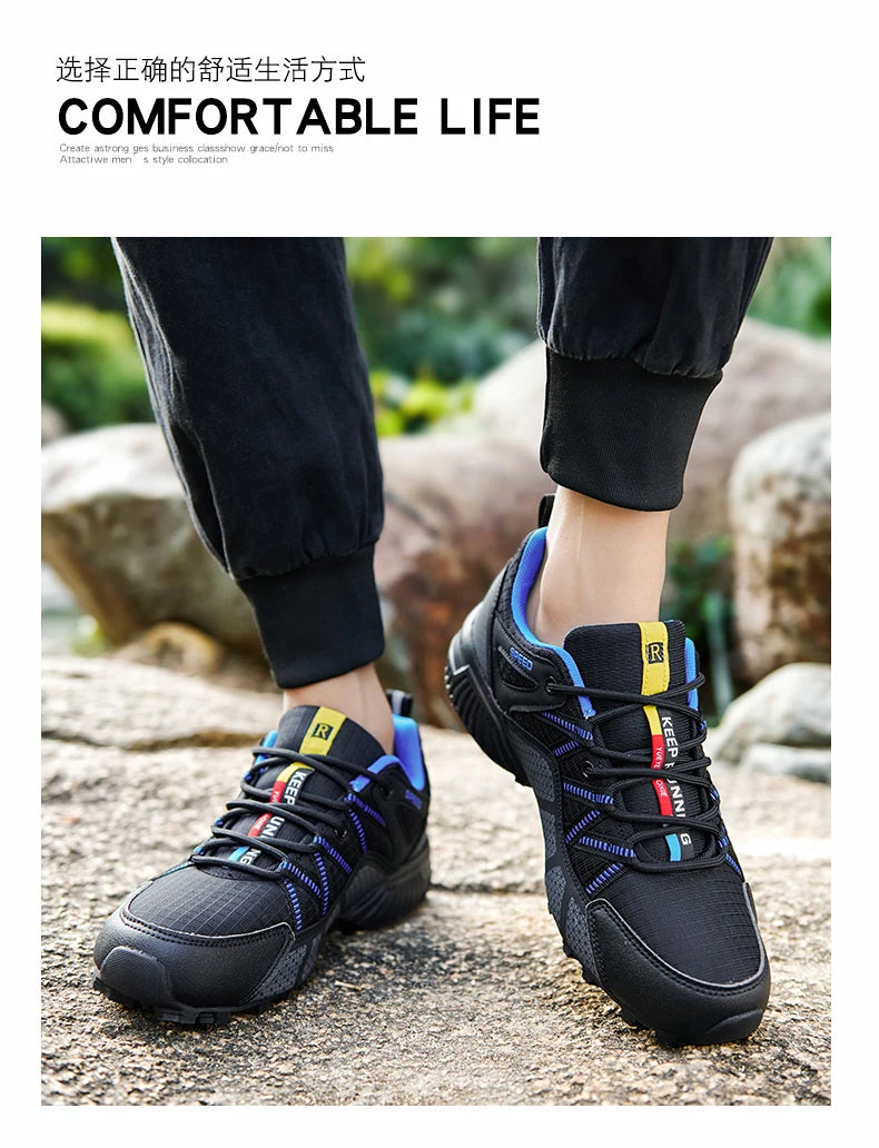 2025 Wanderschuhe für Herren, rutschfest, strapazierfähig und bequem – Outdoor-Wander- und Sportschuhe, Outdoor-Laufschuhe, Walking-Schuhe