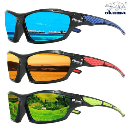 Okuma polarized glasses UV400, windproof and sand resistant to UV glare, avoiding eye damage from external factors