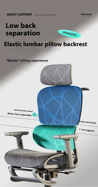 High Back Office Chair 3D Headrest Gaming Chairs Adjustable Computer Relaxing Massage Cadeira Gamer Ergonomic Office Furniture