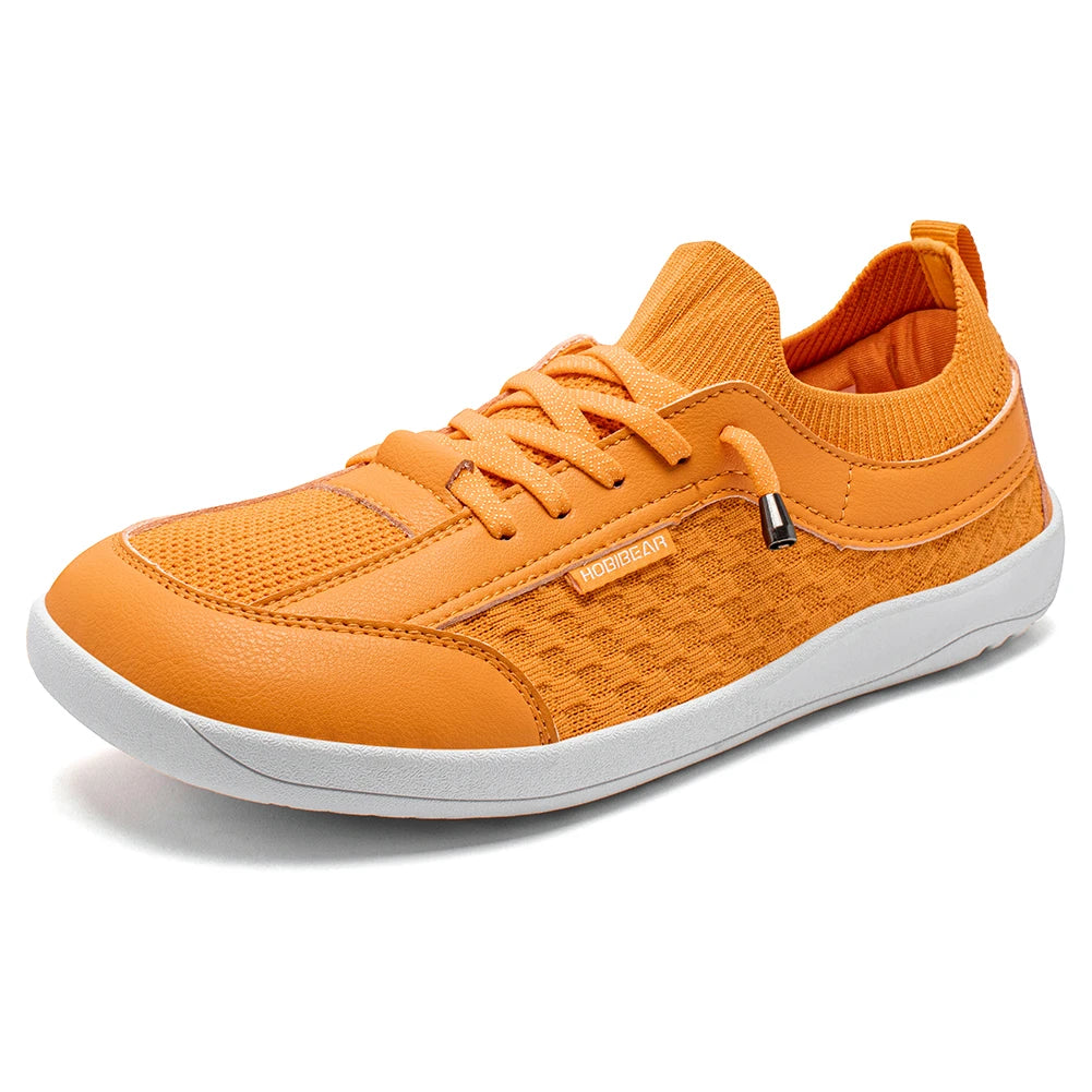 HOBIBEAR Men Barefoot Shoes Women Slip-On Wide Toe Walking Sneakers | Zero Drop Sole | Lightweight Breathable Minimalist Shoes