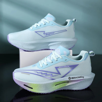 Sapatilhas desportivas em mesh para corrida, casuais, respiráveis e leves, para homem e mulher, confortáveis para desporto, caminhada, outdoor e ténis