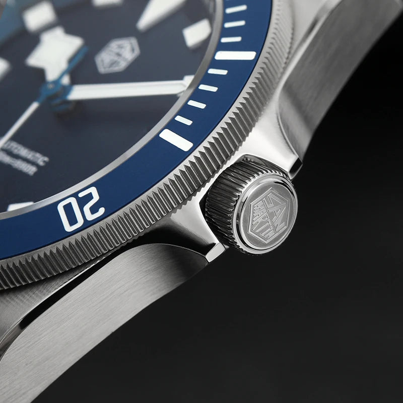 San Martin SN0121TD Titanium Diving Watch ST2130 Automatic Movement Watches Grade5 Titanium 120 Click Waterproof 300m Wristwatch