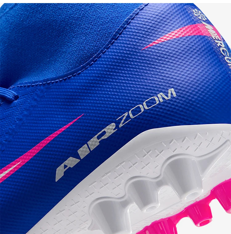 Original Nike Herren-Fußballschuhe für den Frühling, knöchelhoch, mit Schnürung, strapazierfähig, FQ8329-446