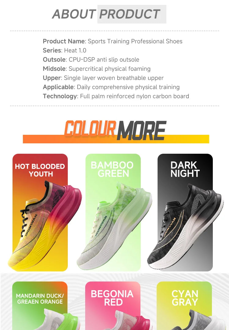 IRUNSVAN Original Carbon Plate Marathon Running Shoes Men Professional Stable Support Shock-Relief Ultra-Light Rebound Sneakers