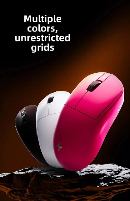Rato Gaming Bluetooth Sem Fios ATK Dragonfly A9, Design Ergonómico, Resposta Rápida, PAW3950 Ultra, 800mAh, Leve, 8KHz, eSports