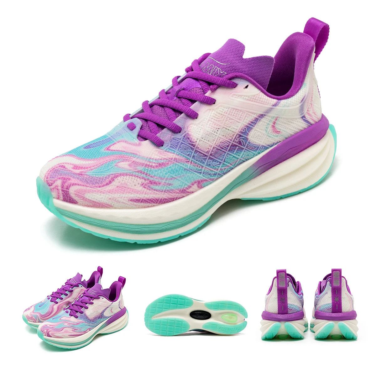 Zapatillas deportivas ONEMIX: nuevas zapatillas de running para hombre con amortiguación, antideslizantes, transpirables y ligeras; zapatillas deportivas para mujer para actividades al aire libre
