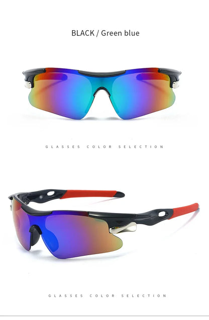 Sports Men Sunglasses Road Cycling Glasses Mountain Riding Protection Goggles Eyewear Mtb Bike Fishing Camping Outdoor Glasses