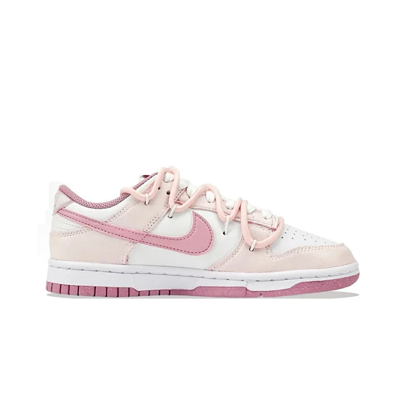 Personalizované tenisky Nike Dunk „Honeyed Rose“ – nové čínske ručne maľované dámske nízke skate topánky so srdiečkami