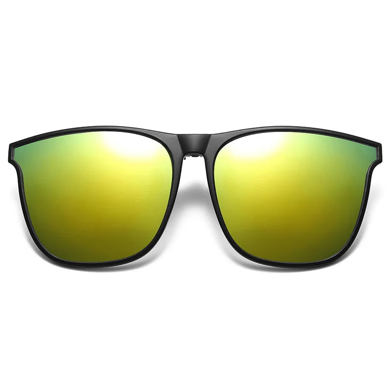 Polarized Rimless Men Clip On Sunglasse Glasses Narrow Clip-on Lenses Women Anti-glare Sunglasses UV400 Goggles New In
