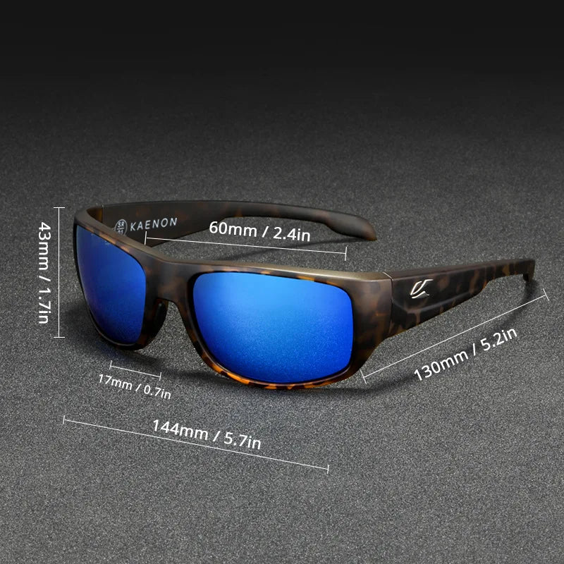 KAENON Classic Polarized Sport Sunglasses for Men and Women Ideal for Driving Fishing Outdoor Running Sun Glasses UV Protection